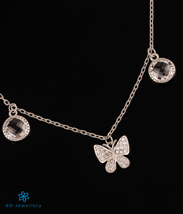 The Butterfly Necklace in Silver – Heather Gardner